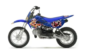 Suzuki RM 65 Dirt Bike Graphic Kit - All Years Vegas Baller Blue