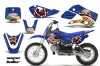 Suzuki DRZ 110 Dirt Bike Custom Graphic Kit - All Years