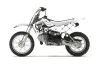 Suzuki DRZ 110 Dirt Bike Graphic Kit - All Years Silver Star - Reloaded White