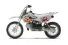 Suzuki DRZ 110 Dirt Bike Graphic Kit - All Years Vegas Baller Silver