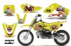 Suzuki DRZ 110 Dirt Bike Graphic Kit - All Years Vegas Baller Yellow