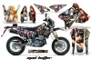 Suzuki DRZ 400 S Metal Tank Dirt Bike Custom Graphic Kit - 2000-2023