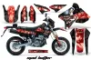 Suzuki DRZ 400 S Metal Tank Dirt Bike Graphic Kit - 2000-2023 Mad Hatter Black