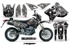 Suzuki DRZ 400 S Metal Tank Dirt Bike Graphic Kit - 2000-2023 Reaper Silver
