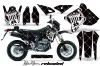 Suzuki DRZ 400 S Metal Tank Dirt Bike Graphic Kit - 2000-2023 Silver Star - Reloaded Black