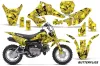 Suzuki DRZ 70 Dirt Bike Graphic Kit - 2008-2016 Butterfly Yellow