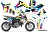 Suzuki DRZ 70 Dirt Bike Graphic Kit - 2008-2016 Flashback