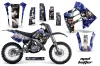 Suzuki RM 125 Dirt Bike Graphic Kit - 1992 Mad Hatter Blue