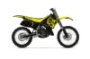 Suzuki RM 125 Dirt Bike Graphic Kit - 1993-1995 Silver Star - Reloaded Yellow