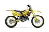 Suzuki RM 125 Dirt Bike Graphic Kit - 2001-2009 Bone Collector Yellow