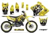 Suzuki RM 125 Dirt Bike Graphic Kit - 2001-2009 Reaper Yellow