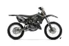 Suzuki RM 125 Dirt Bike Graphic Kit - 2001-2009 Skulls and Hammers Silver