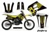 Suzuki RM 250 Dirt Bike Graphic Kit - 1993-1995 Factory Yellow