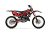 Suzuki RM 250 Dirt Bike Graphic Kit - 2001-2009 Checkered Skull Red