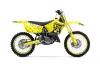 Suzuki RM 250 Dirt Bike Graphic Kit - 2001-2009 Silver Star - Reloaded Yellow