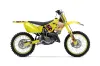 Suzuki RM 250 Dirt Bike Graphic Kit - 2001-2009 Vegas Baller Yellow