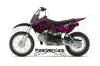 Suzuki RM 65 Dirt Bike Graphic Kit - All Years Psycho Sports Cartel Pink