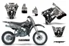 Suzuki RM 85 Dirt Bike Graphic Kit - 2001-2023 Reaper Silver