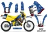 Suzuki RMX 250 Dirt Bike Custom Graphic Kit - 1989-1998
