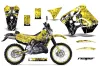 Suzuki RMX 250 S Dirt Bike Graphic Kit - 1996-1998 Reaper Yellow