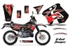 Suzuki RMX 250 S Dirt Bike Graphic Kit - 1996-1998 Tribal Flames Red