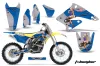 Suzuki RMZ 250 Dirt Bike Graphic Kit - 2004-2006 T Bomber Blue
