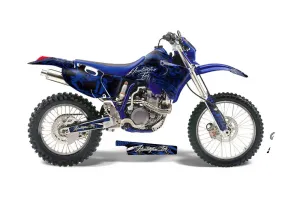 Yamaha WR426F Dirt Bike Graphic Kit - 1998-1999 Skulls and Hammers Blue