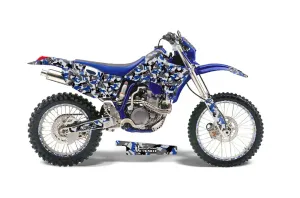 Yamaha WR426F Dirt Bike Graphic Kit - 1998-1999 Urban Camo Blue