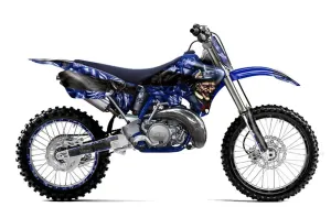 Yamaha YZ125 2 Stroke Dirt Bike Graphic Kit - 1996-2001 Mad Hatter Black