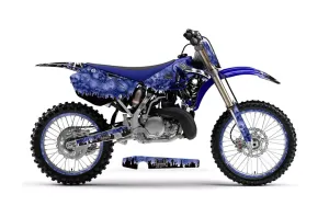 Yamaha YZ125 2 Stroke Dirt Bike Graphic Kit - 2002-2014 Reaper Blue