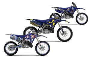 Yamaha YZ125 Dirt Bike Custom Graphic Kit - 2002-2014