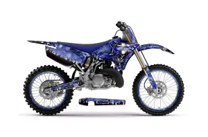 Yamaha YZ125 Dirt Bike Graphic Kit - 2002-2014 Reaper Blue