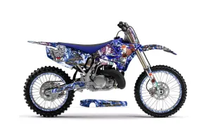 Yamaha YZ125 Dirt Bike Graphic Kit - 2002-2014 Tsunami Blue