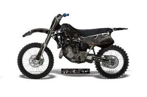 Yamaha YZ250 2 Stroke Dirt Bike Graphic Kit - 1993-1995 Reaper Black