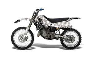 Yamaha YZ250 2 Stroke Dirt Bike Graphic Kit - 1993-1995 Reaper White