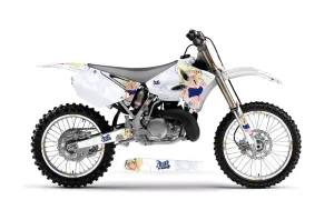 Yamaha YZ250 2 Stroke Dirt Bike Graphic Kit - 2002-2014 Mandy White