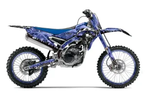 Yamaha YZ250 F Dirt Bike Graphic Kit - 2014-2018 Reaper Blue