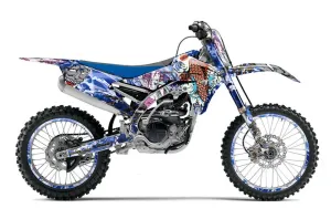 Yamaha YZ250 F Dirt Bike Graphic Kit - 2014-2018 Tsunami Blue