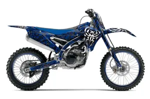 Yamaha YZ250 F Dirt Bike Graphic Kit - 2014-2018 Widow Maker Blue