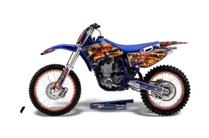 Yamaha YZ426 F 4 Stroke Dirt Bike Graphic Kit - 1998-2002 Firestorm Blue