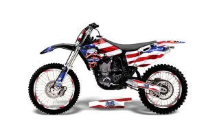 Yamaha YZ426 F 4 Stroke Dirt Bike Graphic Kit - 1998-2002 Sin and Stripes