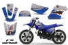Yamaha PW50 Dirt Bike Graphic Kit - 1990-2022 P40 Warhawk Blue