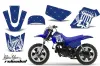 Yamaha PW50 Dirt Bike Graphic Kit - 1990-2022 Silver Star - Reloaded Blue