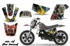 Yamaha PW80 Dirt Bike Custom Graphic Kit - 1996-2006
