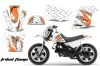Yamaha PW80 Dirt Bike Custom Graphic Kit - 1996-2006