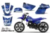 Yamaha PW80 Dirt Bike Graphic Kit - 1996-2006 Silver Star - Silverhaze Blue