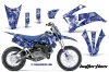 Yamaha TTR110 Dirt Bike Graphic Kit - 2008-2024 Butterfly Blue