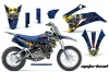 Yamaha TTR110 Dirt Bike Graphic Kit - 2008-2024 Motorhead Blue