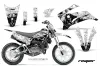 Yamaha TTR110 Dirt Bike Graphic Kit - 2008-2024 Reaper White