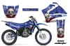 Yamaha TTR125 Dirt Bike Graphic Kit - 2000-2007 Bone Collector Blue